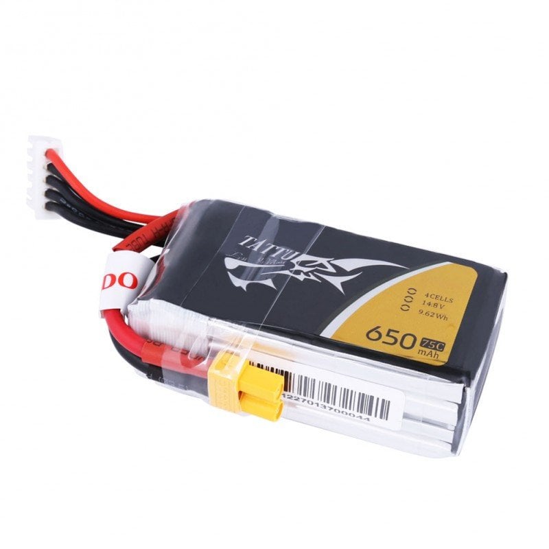 14.8v 650mAh 75C Lipo pil