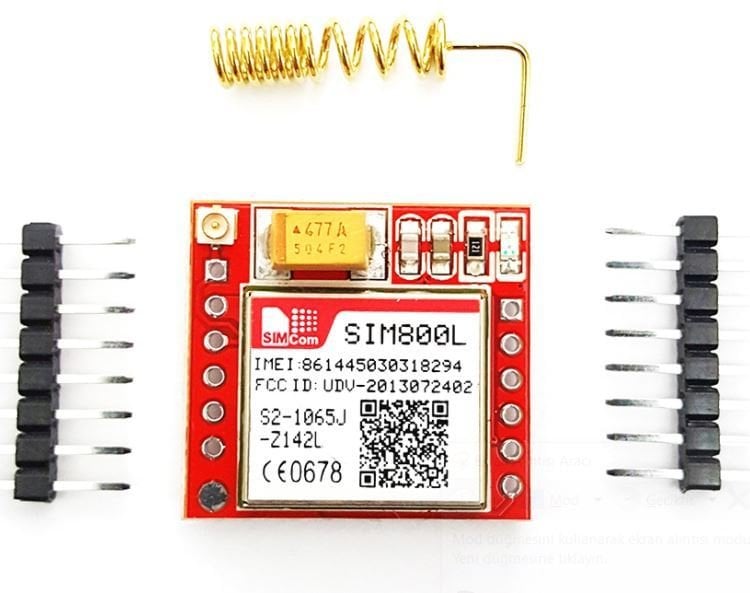 SIM800L Mini GSM/GPRS Modülü - Imei Kayıtlı