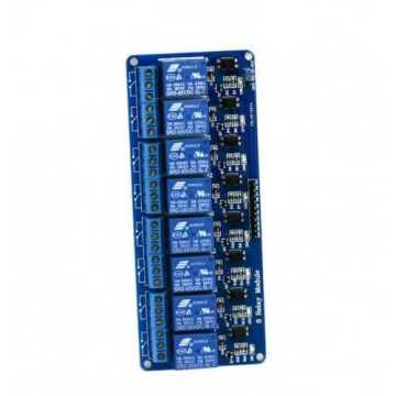 8'li 5V Röle Kartı - 8 Way 5V Relay Module