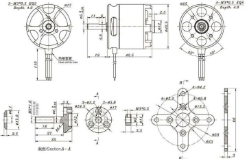 SunnySky X3520 520KV Fırçasız Drone Motoru