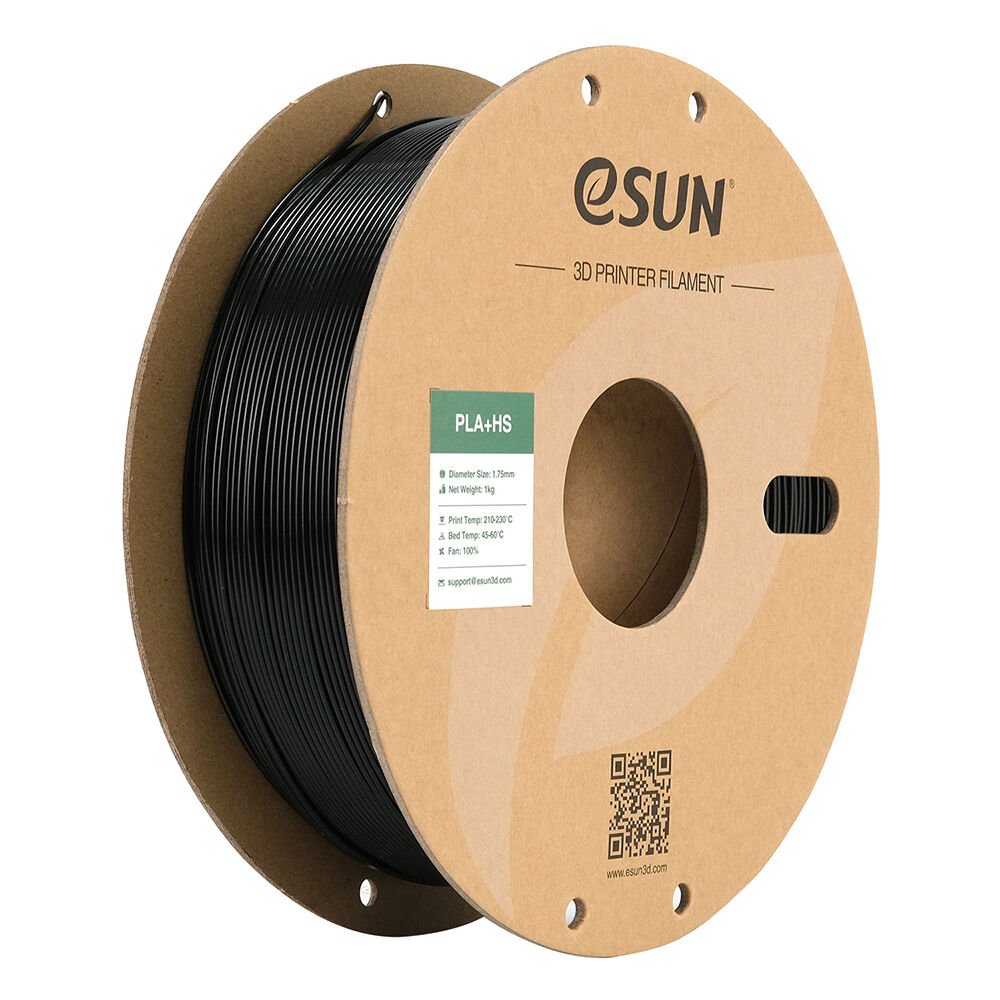 eSUN Hyper PLA+ Filament Siyah 1.75mm 1Kg