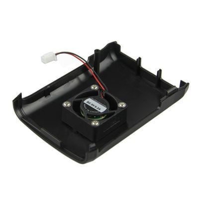 Raspberry Pi B+/2/3 Siyah Fan Uyumlu Kutu