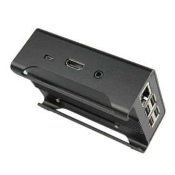 Alüminyum Raspberry Pi B+/2/3 Kutusu Siyah