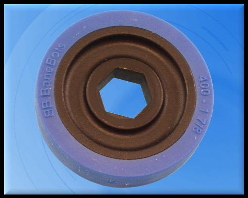 BaneBots Tekerlek - 47mm 1-7/8'' x 0.4'', 1/2'' Mavi