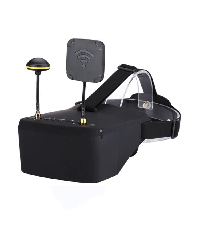 LS-800D FPV Gözlük 5.8G 40CH HD DVR Video Gözlük Seti