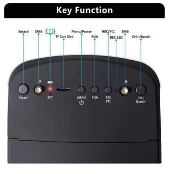 LS-800D FPV Gözlük 5.8G 40CH HD DVR Video Gözlük Seti