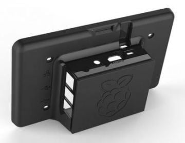 Raspberry Pi Resmi Ekran Kutusu - Siyah