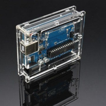 Arduino UNO R3 Kutusu - Şeffaf Pleksi
