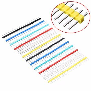 40 Pin Erkek Header 2.54mm Kırmızı