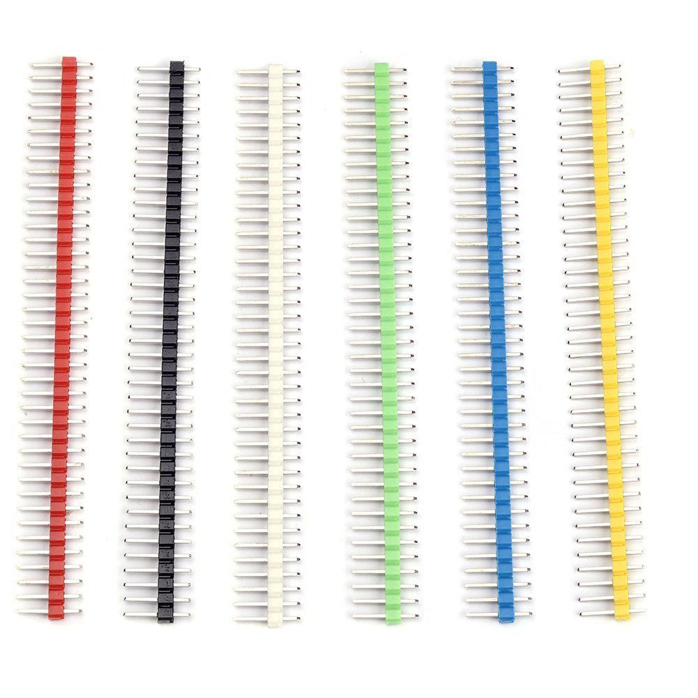 40 Pin Erkek Header 2.54mm Beyaz