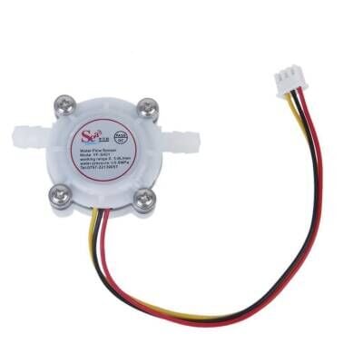 YF-S401 5-12V 3.5mm Su Akış Sensörü (Deniz) Debimetre 0.3-6L/Dk