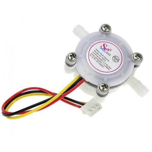 YF-S401 5-12V 3.5mm Su Akış Sensörü (Deniz) Debimetre 0.3-6L/Dk