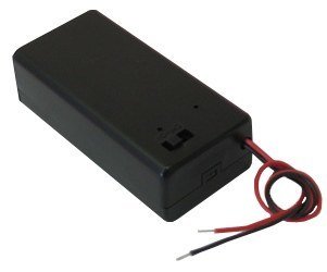 2′li AA Pil Yuvası Kapaklı ve Switchli