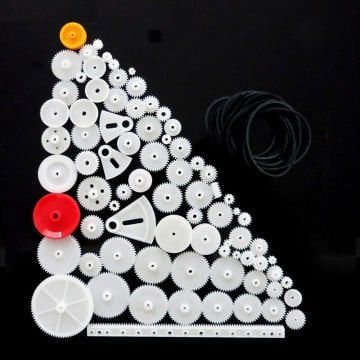 81 Parça Plastik Dişli Seti