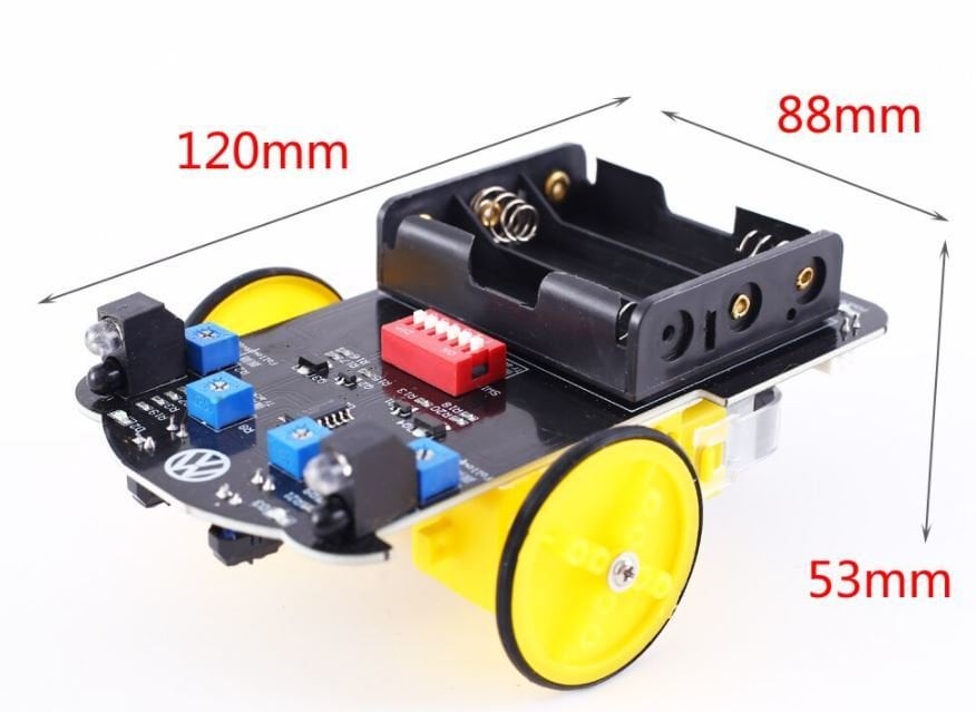 Çizgi İzleyen Robot ve Engelden Kaçan Robot Demonte Kit