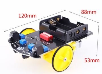 Çizgi İzleyen Robot ve Engelden Kaçan Robot Demonte Kit