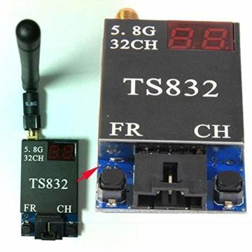 600mW 5.8GHz 5Km Görüntü Aktarıcı ve Alıcı Kit RC832 TS832