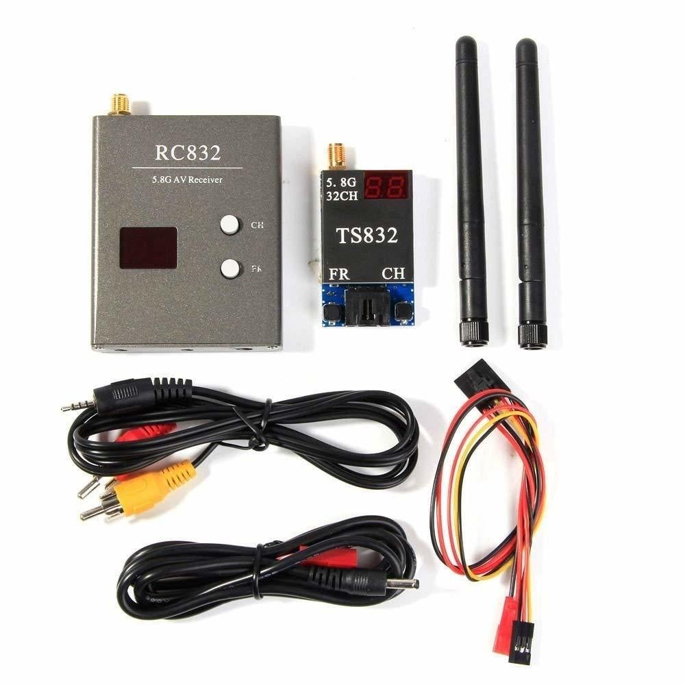 600mW 5.8GHz 5Km Görüntü Aktarıcı ve Alıcı Kit RC832 TS832