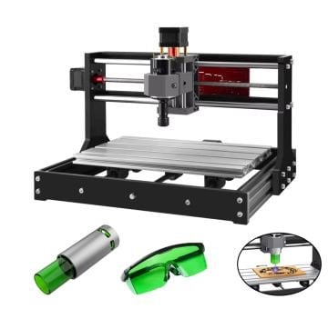 Masaüstü CNC Makinesi 15000mW Lazerli CNC3018 Pro