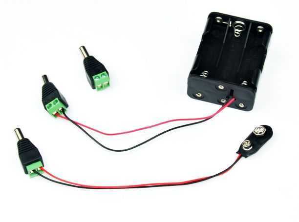 Klemens Girişli DC Barrel Jack - DC Barrel to Wire Jack
