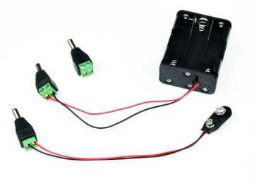 Klemens Girişli DC Barrel Jack - DC Barrel to Wire Jack