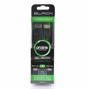 Prolink Siyah İnce HDMI Kablo