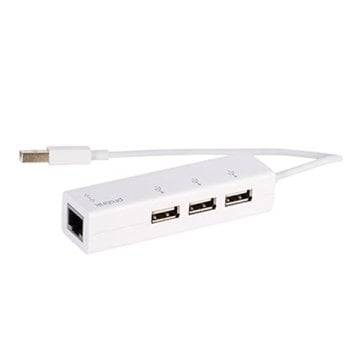 Prolink MP300 Usb 2.0 Hub, 3 Port Usb + Ethernet