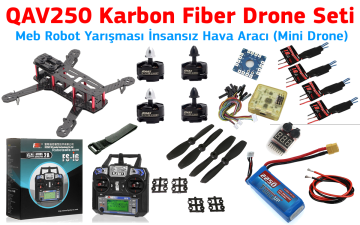 QAV250 Karbon Fiber Drone Seti