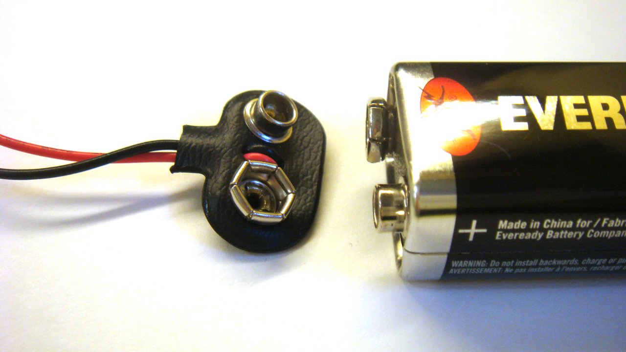 9 Volt Pil Başlığı