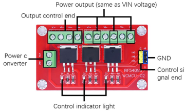 IRF540 3 Kanal Mosfet Modülü