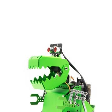 Q-Dino Metal Block Dinazor Robot Kiti (Steam Eğitim Robotu)