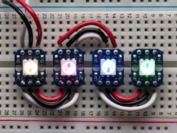 Breadboard Uyumlu NeoPixel (4′lü Paket)