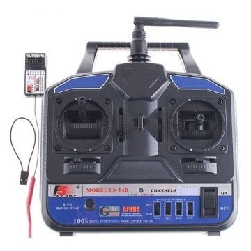 Flysky FS-T4B 2.4GHZ 4 Kanal Alıcı-Verici Kumanda