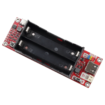 18650 Çiftli Güç Kartı Voltaj Yükseltici Şarj Modülü 12V 2A