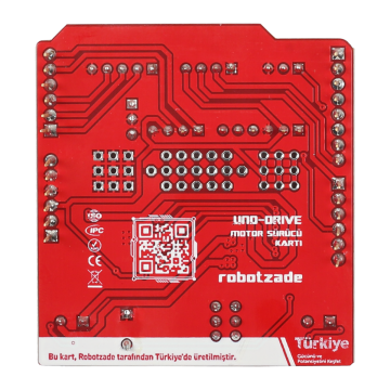 UnoDrive Motor Sürücü Kartı 5–12V 3A