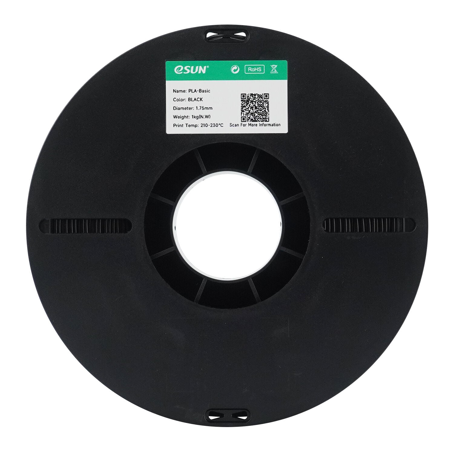 eSUN PLA Basic Filament Siyah 1.75mm 1Kg