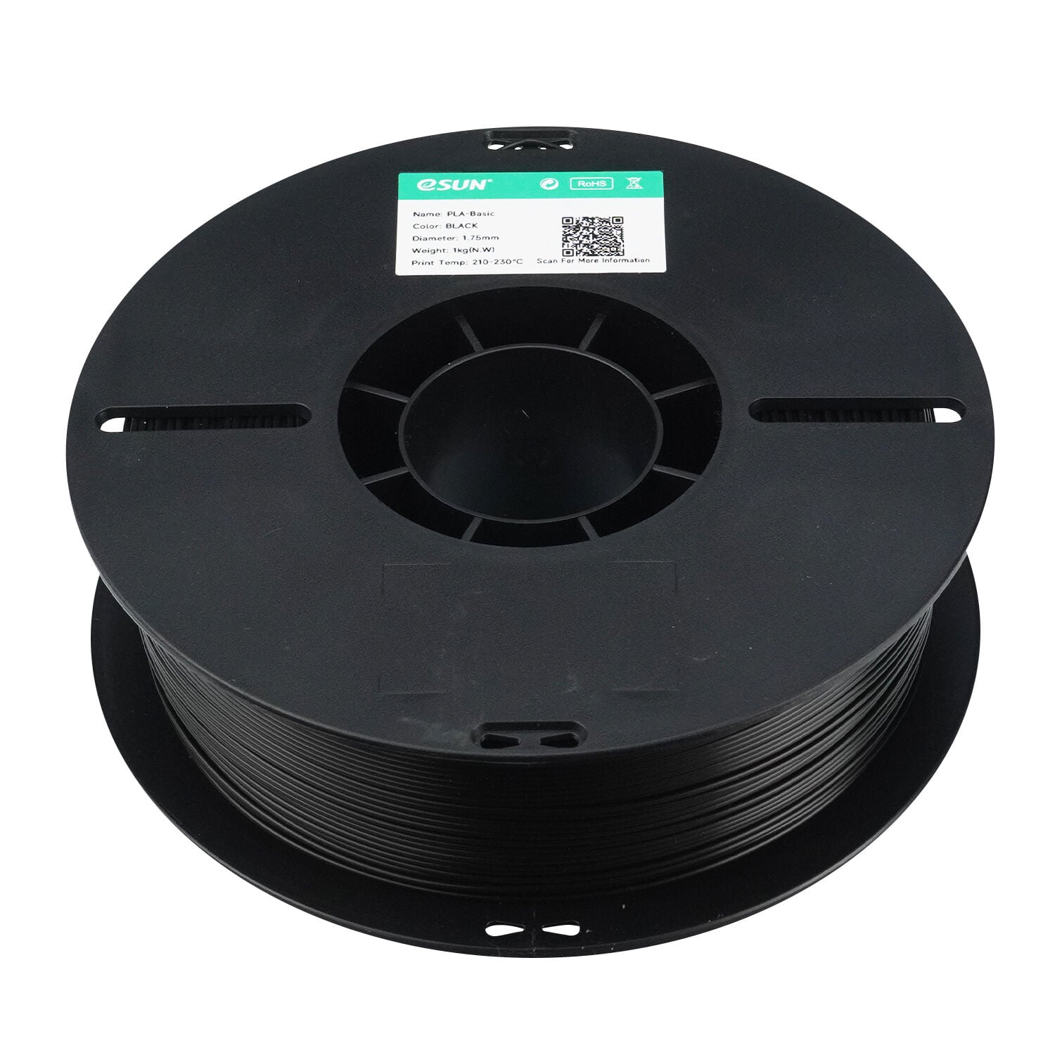 eSUN PLA Basic Filament Siyah 1.75mm 1Kg