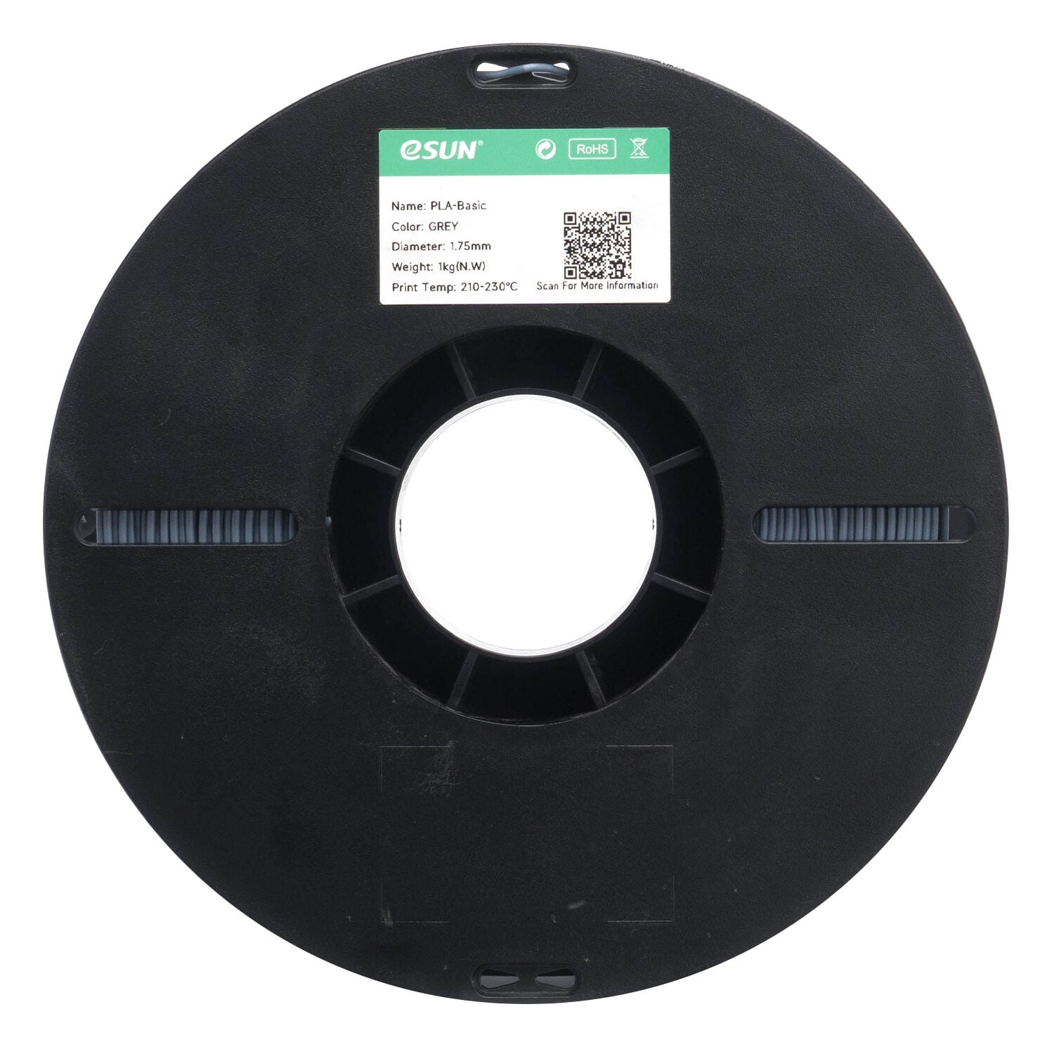 eSUN PLA Basic Filament Gri 1.75mm 1Kg