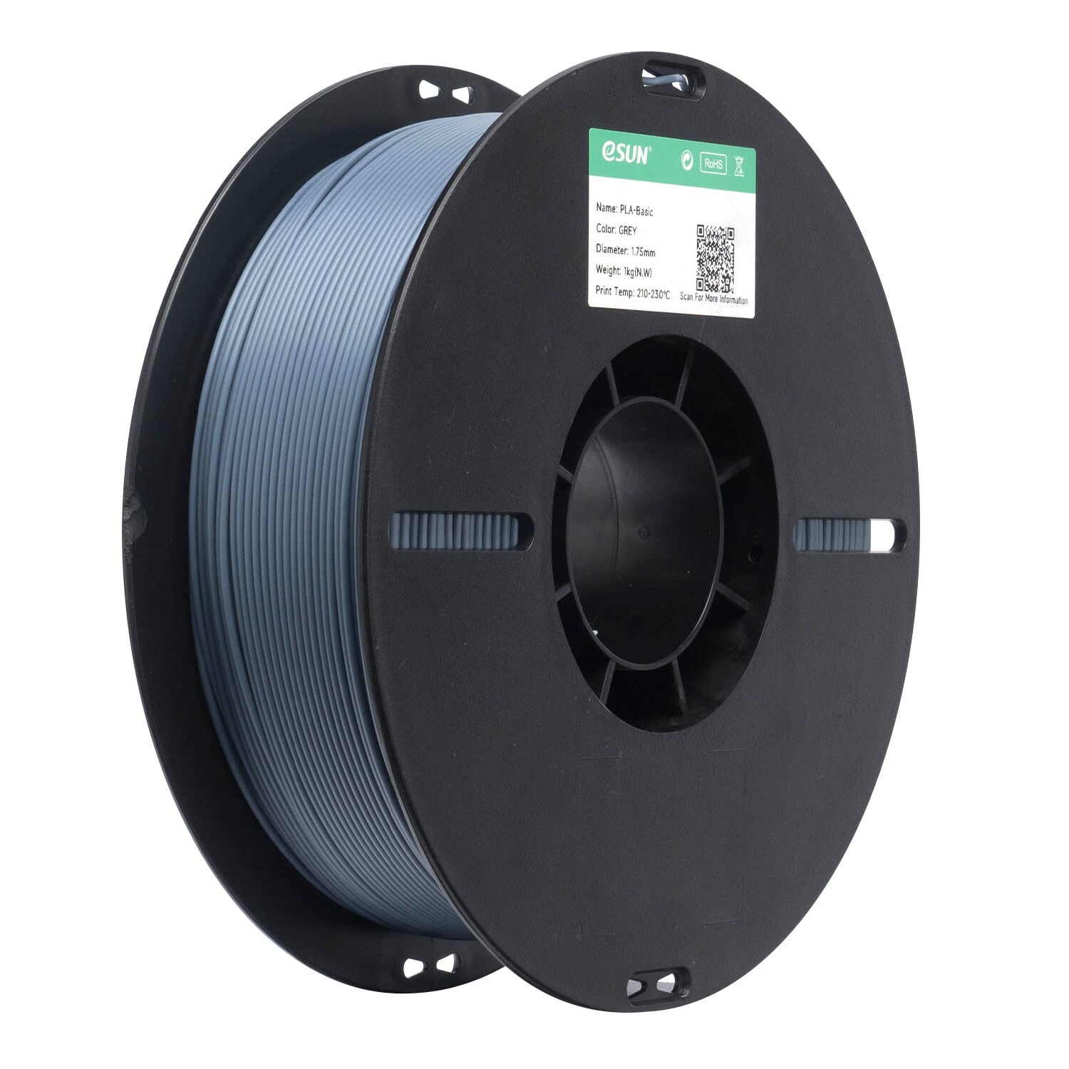 eSUN PLA Basic Filament Gri 1.75mm 1Kg