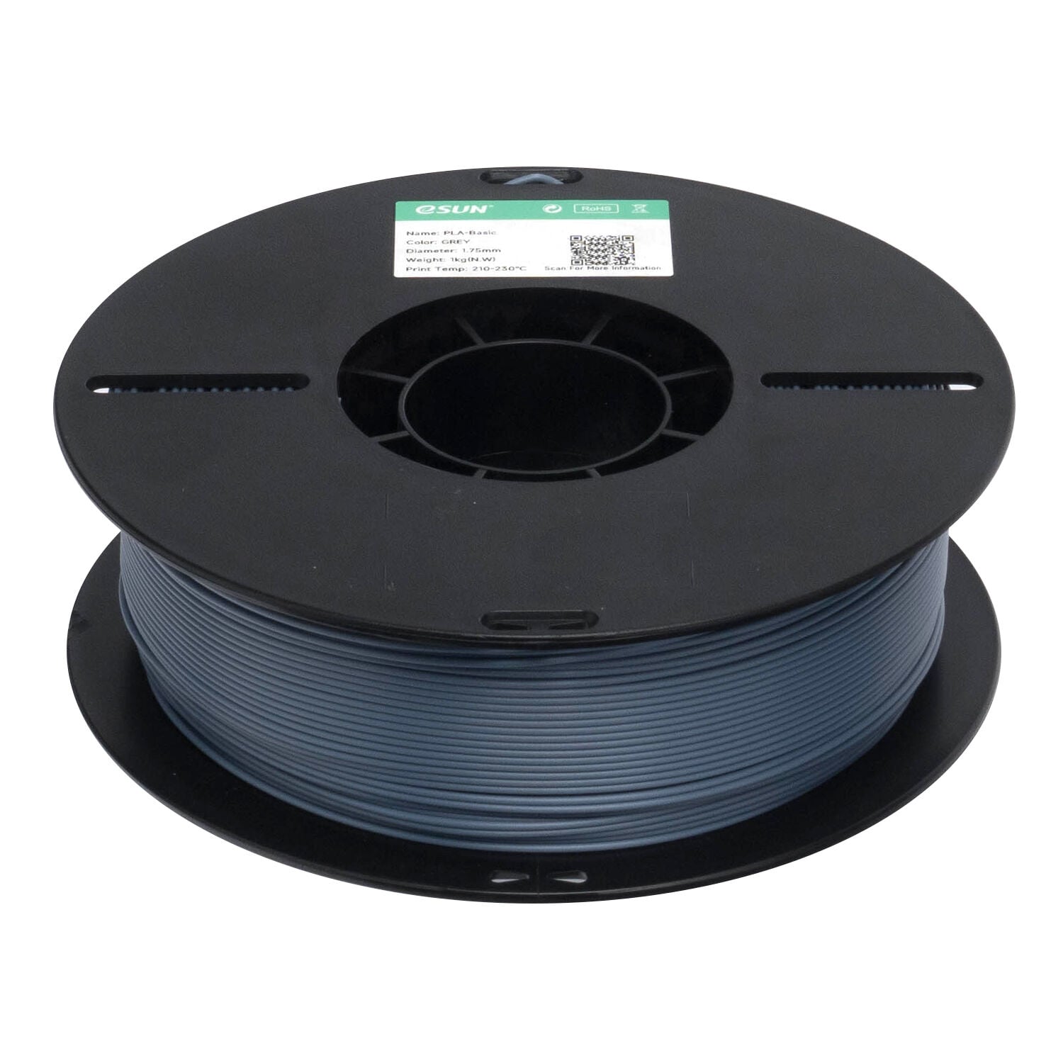 eSUN PLA Basic Filament Gri 1.75mm 1Kg