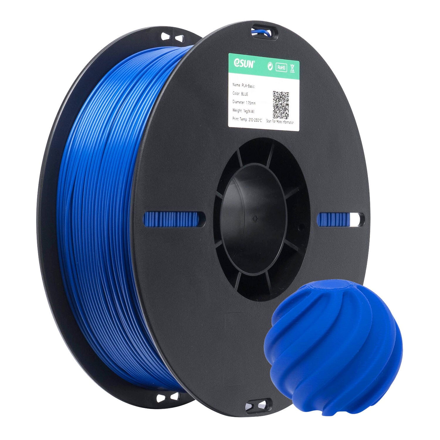 eSUN PLA Basic Filament Mavi 1.75mm 1Kg