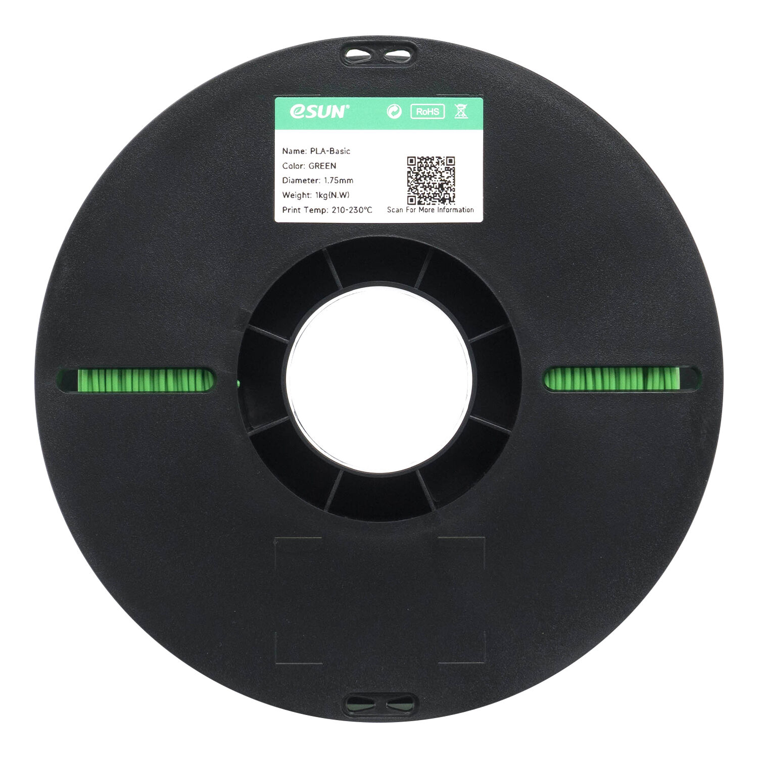 eSUN PLA Basic Filament Yeşil 1.75mm 1Kg