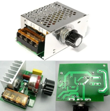220V Ac Voltaj Regülatörü - 4000W Motor Hız Kontrol Devresi