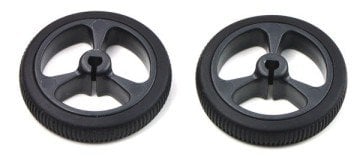 32x7mm Pololu Tekerlek Çifti - Siyah