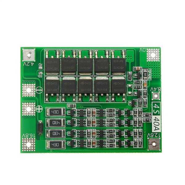 BMS Modül 4S 40A Lipo Pil Balans Şarj Devresi