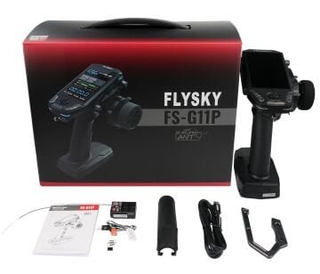 Flysky G11P 2.4GHz 11 Kanal Kumanda + FS-R7P Alıcı – RC Araba ve Tekne Kumanda Seti