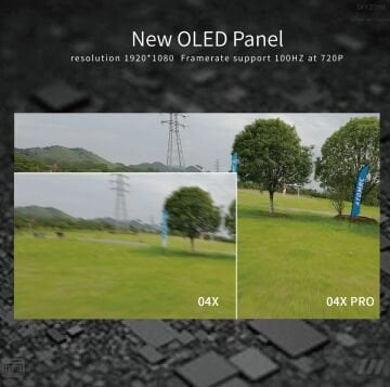 Skyzone 04X Pro - FPV Drone Gözlüğü 48CH 5.8G