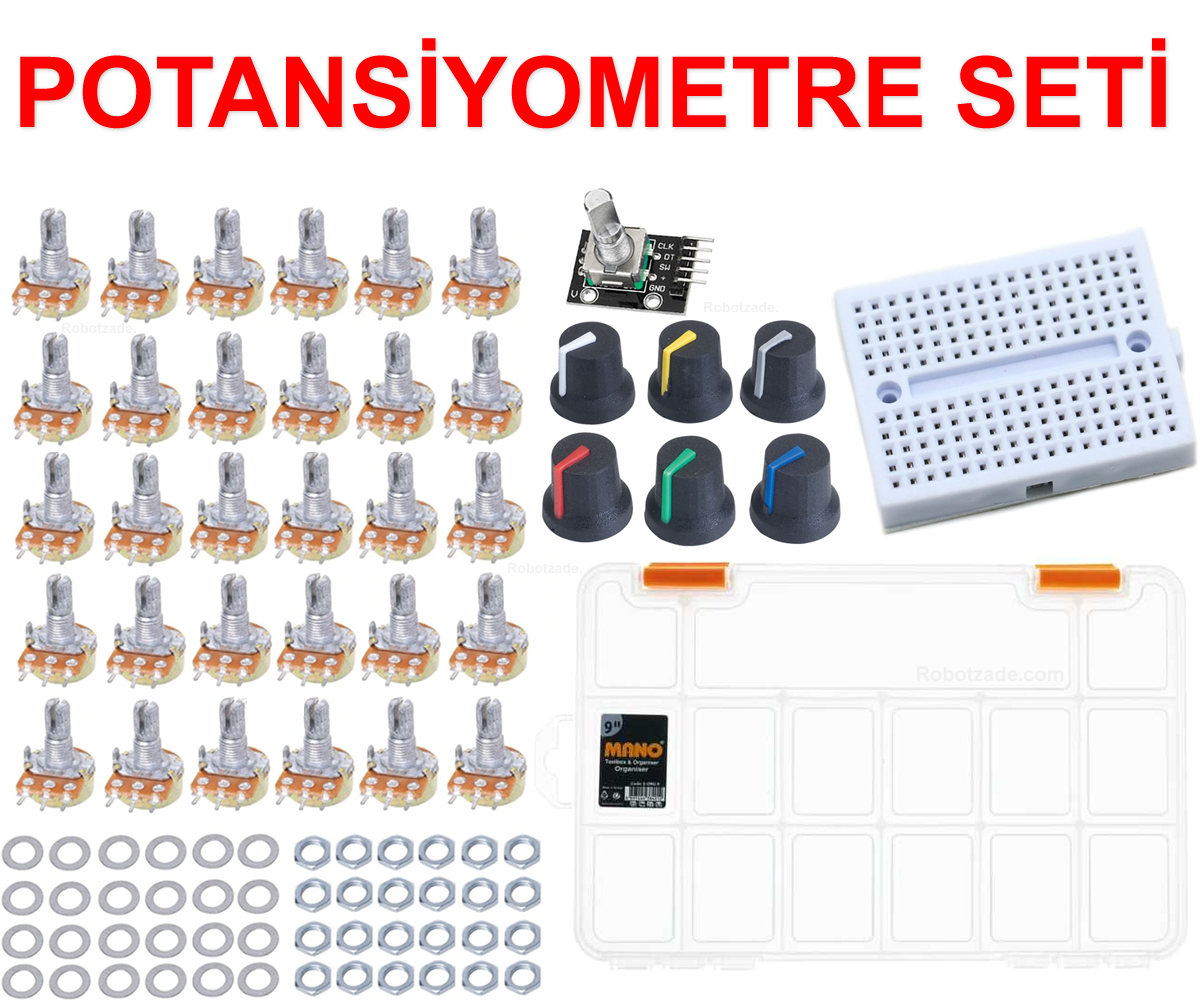 Potansiyometre Seti 12 Çeşit 31 Adet
