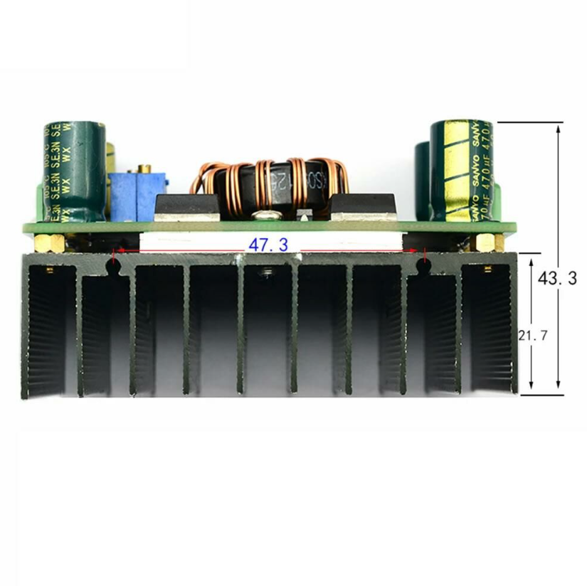 WM-045 DC-DC 150W Voltaj Yükseltici ve Düşürücü Regülatör Modülü
