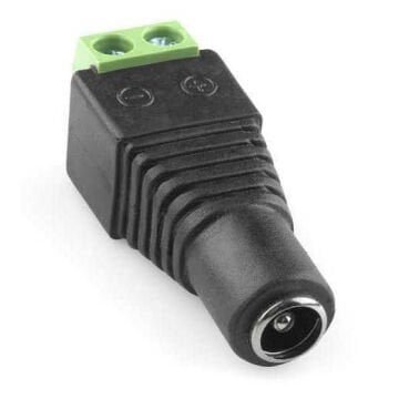 Klemens Çıkışlı DC Female Barrel Jack - DC Female Barrel to Wire Jack